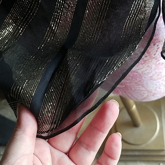 vintage 70's designer JULIO Silk Top Blouse formal - Picture 6 of 8